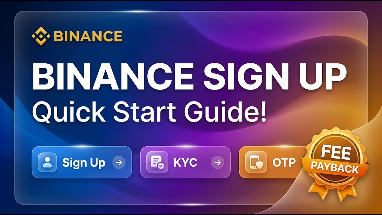 Binance sign up: Create your account and start trading 2026 #Binancesignup