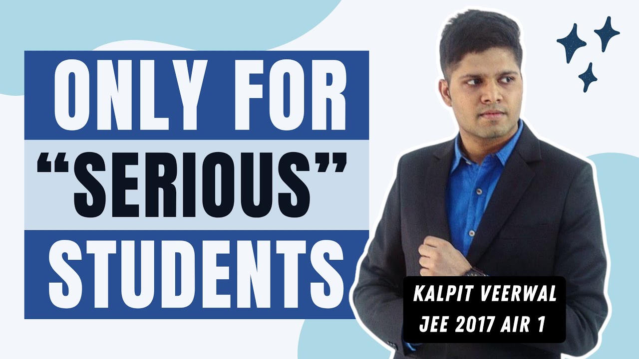 You are not working hard enough | Harsh Talk for JEE aspirants (by AIR 1)