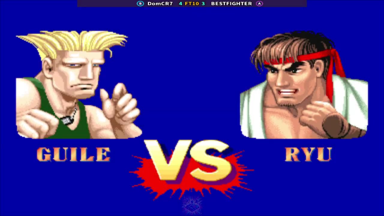 Street Fighter II' - Champion Edition  DomCR7 (BR) Vs BESTFIGHTER (BR) Play Date 13 Feb 26