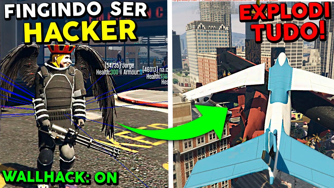 FINGINDO ser HACKER no GTA RP