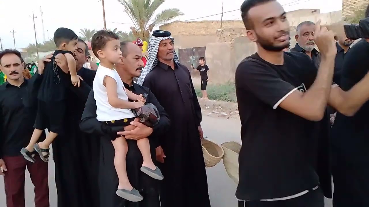 موكب الطف الديوانيه للدفنه في السنيه لخدام الحسين ع محمد مشحوت الخفاجي وابو امير ناضم ال حواله