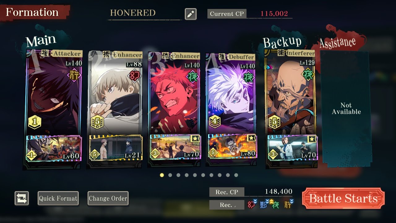 Floor 63 clear with CG yuji (A2 hp gojo is enough)