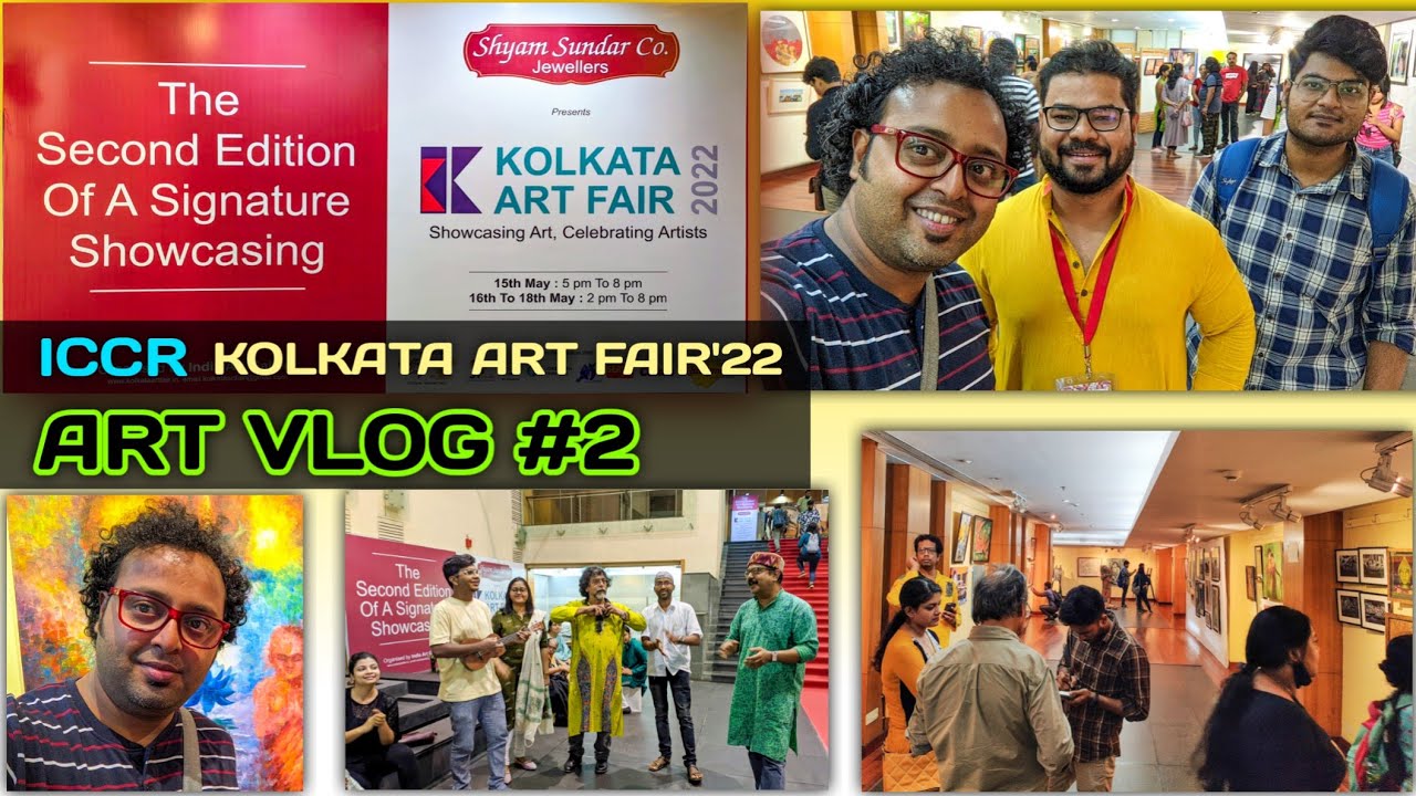 Art Vlog #2 - Kolkata Art Fair 2022 | ICCR | KAF 2022 | Indian Council For Cultural Relation #kaf22