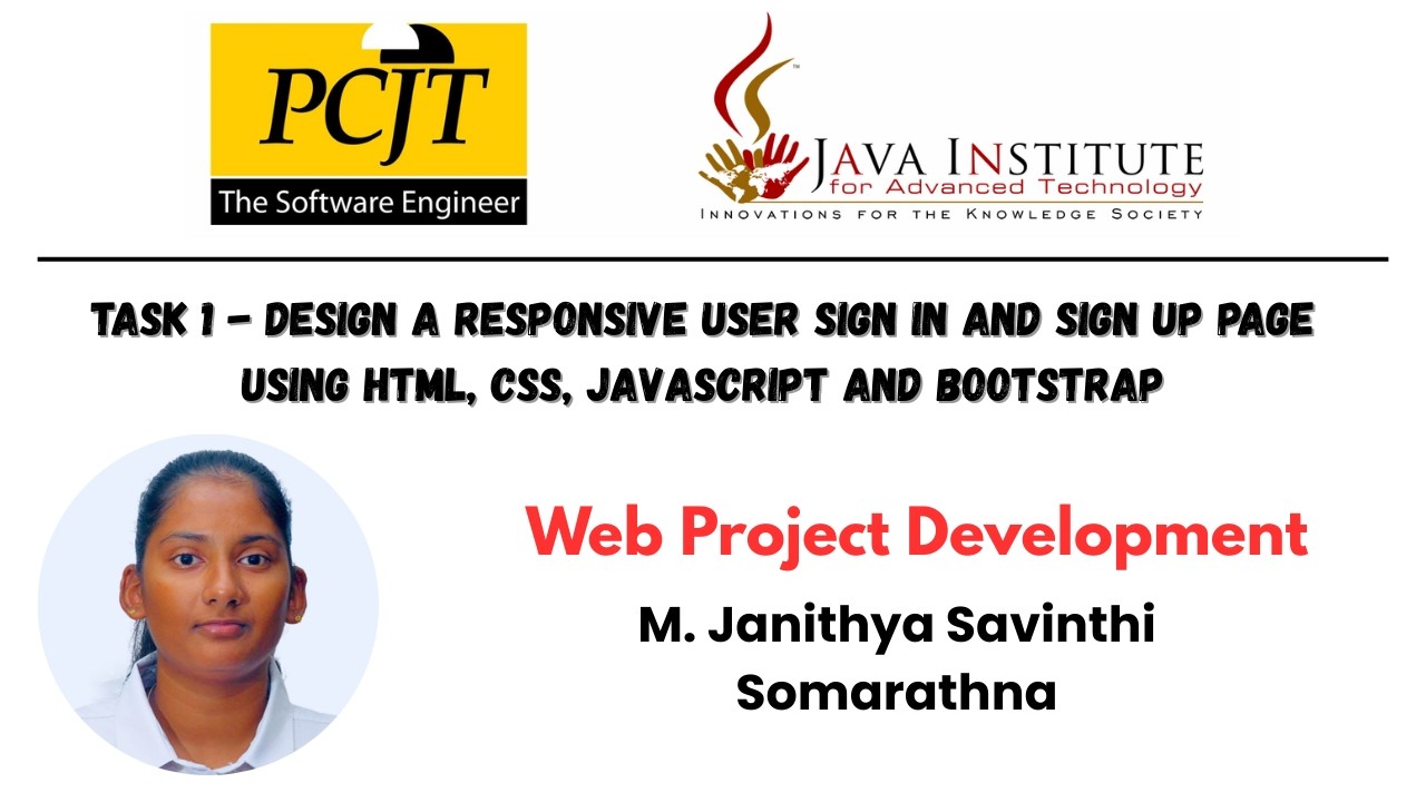 Design a responsive user sign in and sign up page using HTML, CSS, JavaScript and Bootstrap