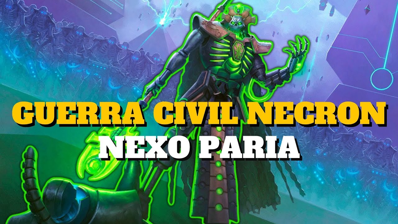 La GUERRA CIVIL NECRON estalla en el Nexo Paria, Imotek el Señor de la Tormenta vs El Rey Silente