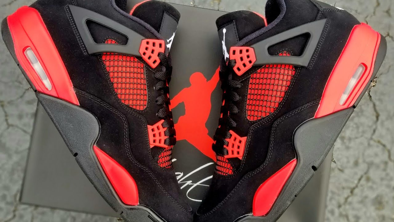 Jordan 4 Red Thunder/Crimson Early Review. (Close Look)