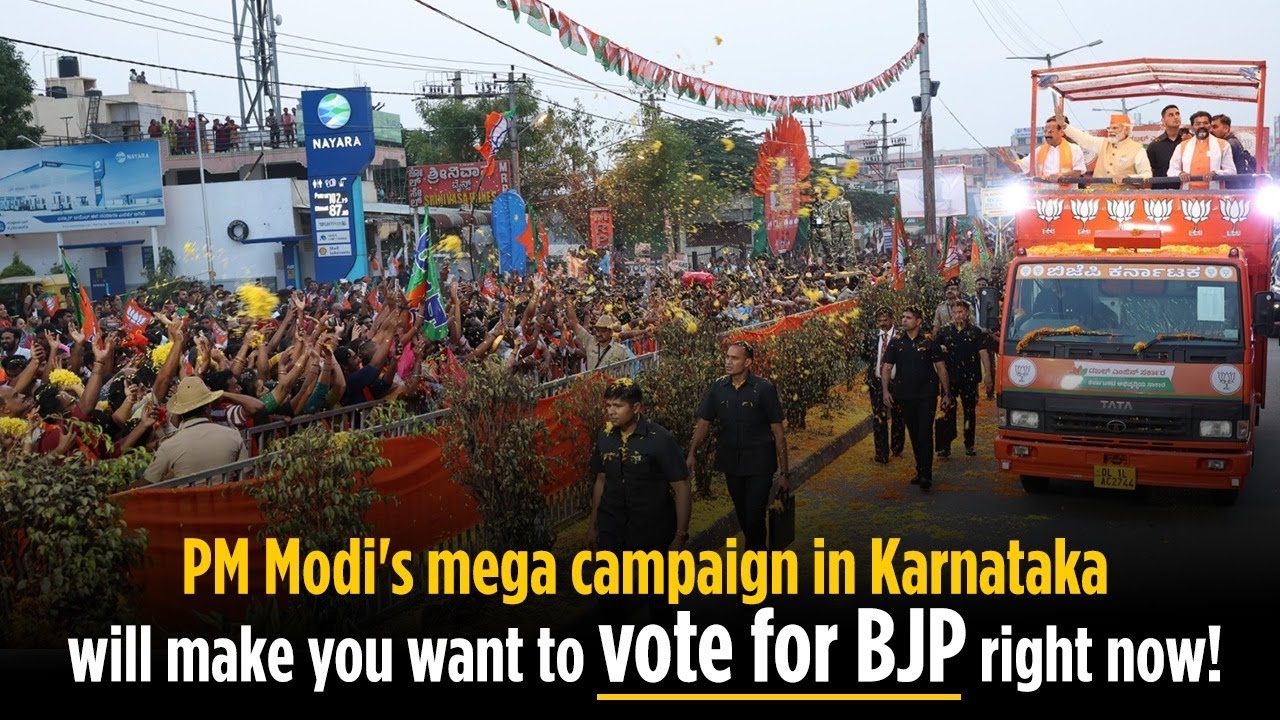 PM Modi's mega campaign in Karnataka will make you want to vote for BJP right now!