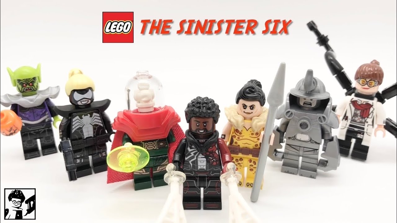 LEGO Sinister Six and Spider-Man Custom Minifigure Showcase (Urk-Verse)!