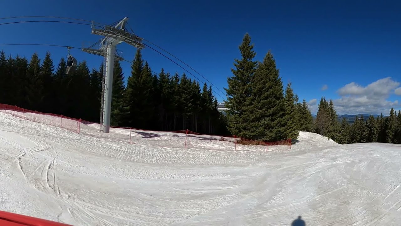 Спускане писта 12 - Стойките, Пампорово - 360 видео 5К - track 12 Stoykite, Pamporovo - 360 video 5K