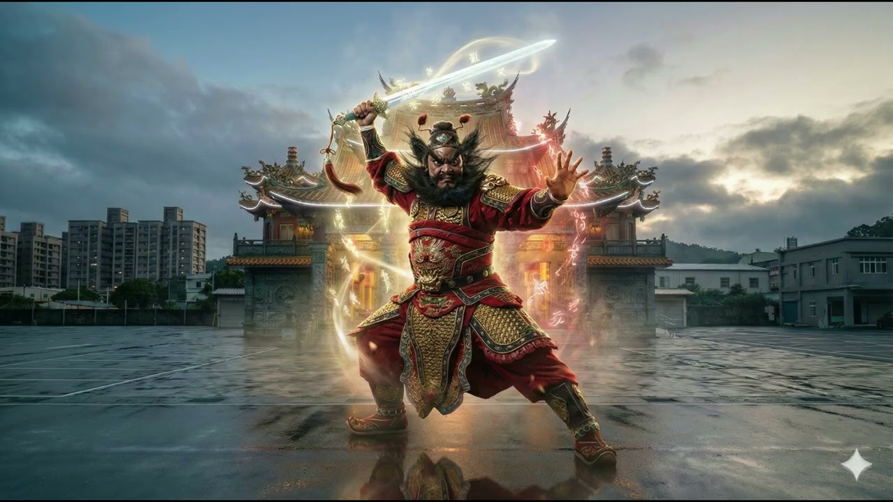 《鍾馗》主題曲：驅魔真君・鎮宅護民　　#開天宮靈異錄 #台灣宮廟 #都市靈異 #電影級預告#官將首 #八家將 #代天巡狩 #符令執法#SUNO AI#驅魔真君#跳鍾馗#宮廟文化#鎮宅避邪#東方玄幻