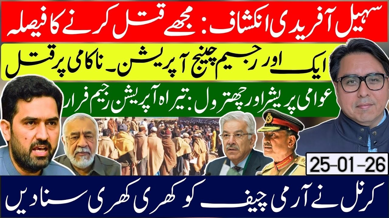 Another Regime Change Leaked-  Col Roasts CHOUDHRY- Public Pressure 