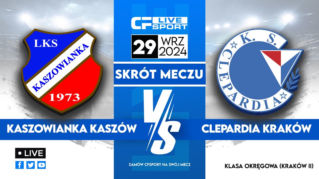 Skr&oacute;t | Kaszowianka Kasz&oacute;w - Clepardia Krak&oacute;w | 29.09.2024