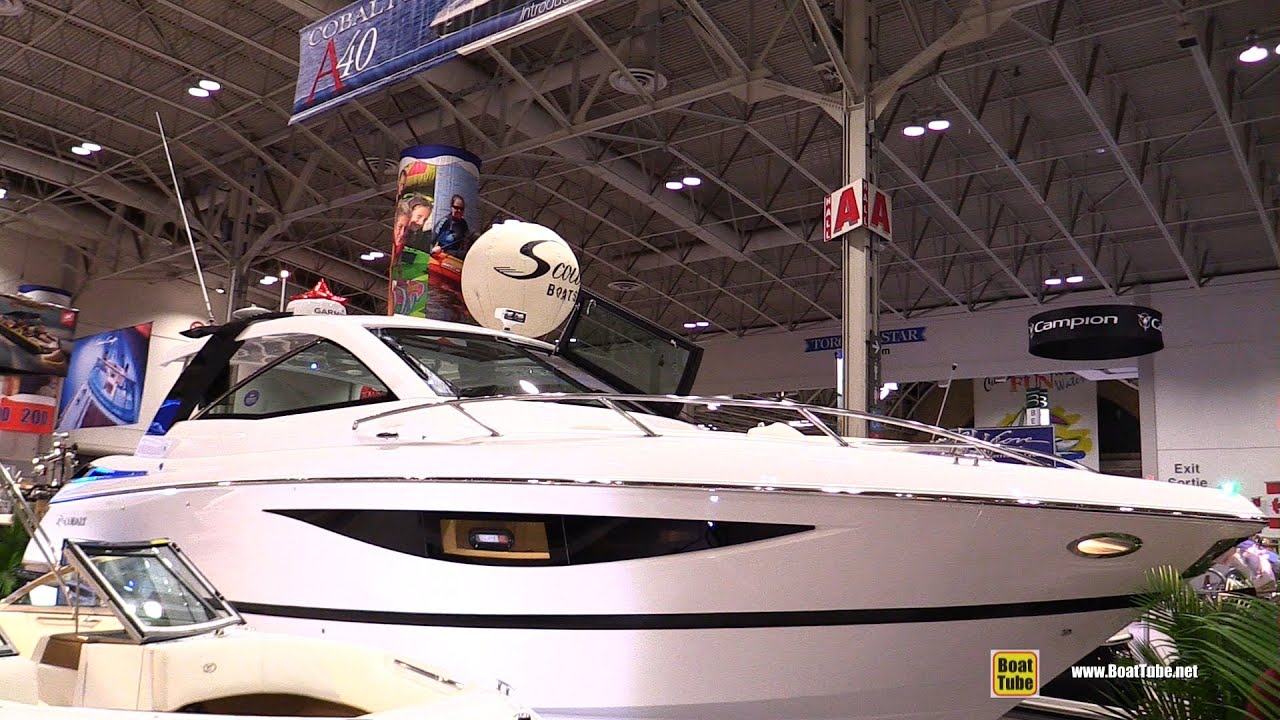 2016 Cobalt A40 Coupe Motor Yacht  Walkaround  2016 Toronto Boat Show