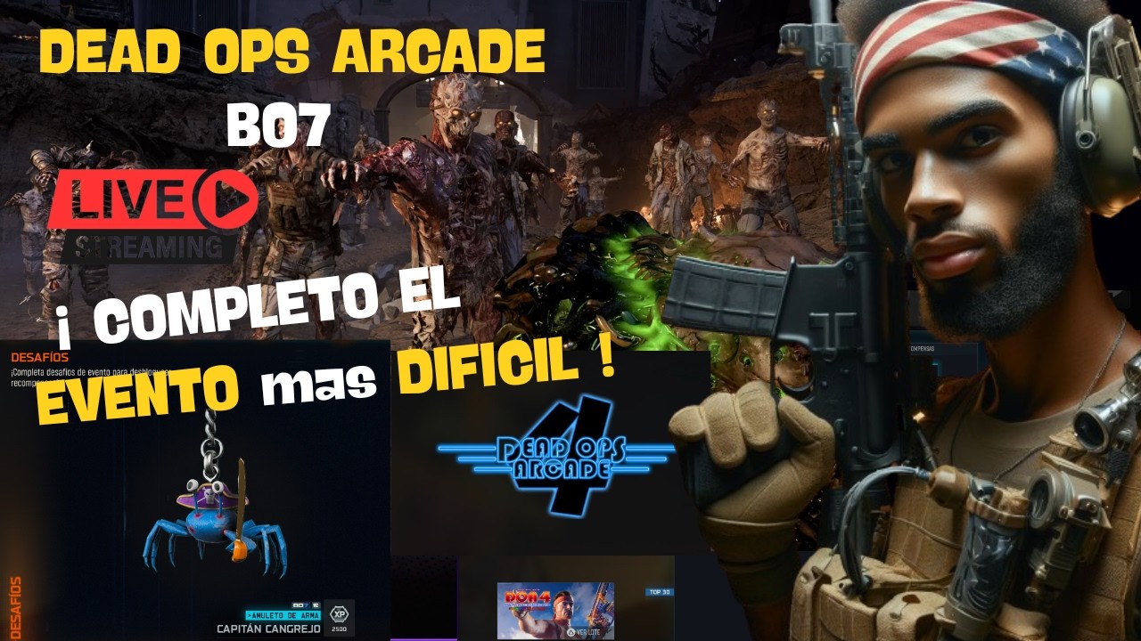 DEAD OPS ARCADE BO7 Asi se COMPLETA el EVENTO mas DIFÍCIL de ZOMBIES