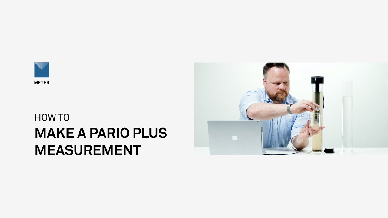 PARIO Plus: How to make a measurement using the PARIO Plus