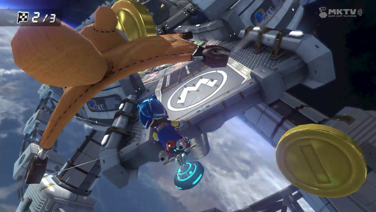 Wii U - Mario Kart 8 - Трасса Радуга