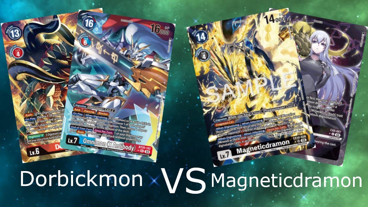 Dorbickmon vs Magneticdramon | Digimon TCG Matches EX10