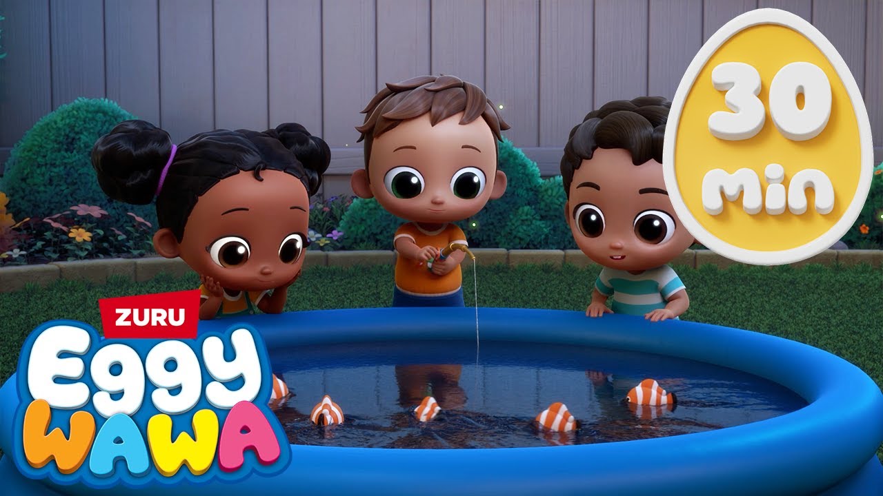 🚦 Discover Learning with Eggy Wawa 🚏 | 30mins of Nursery Rhymes | Preschool Fun