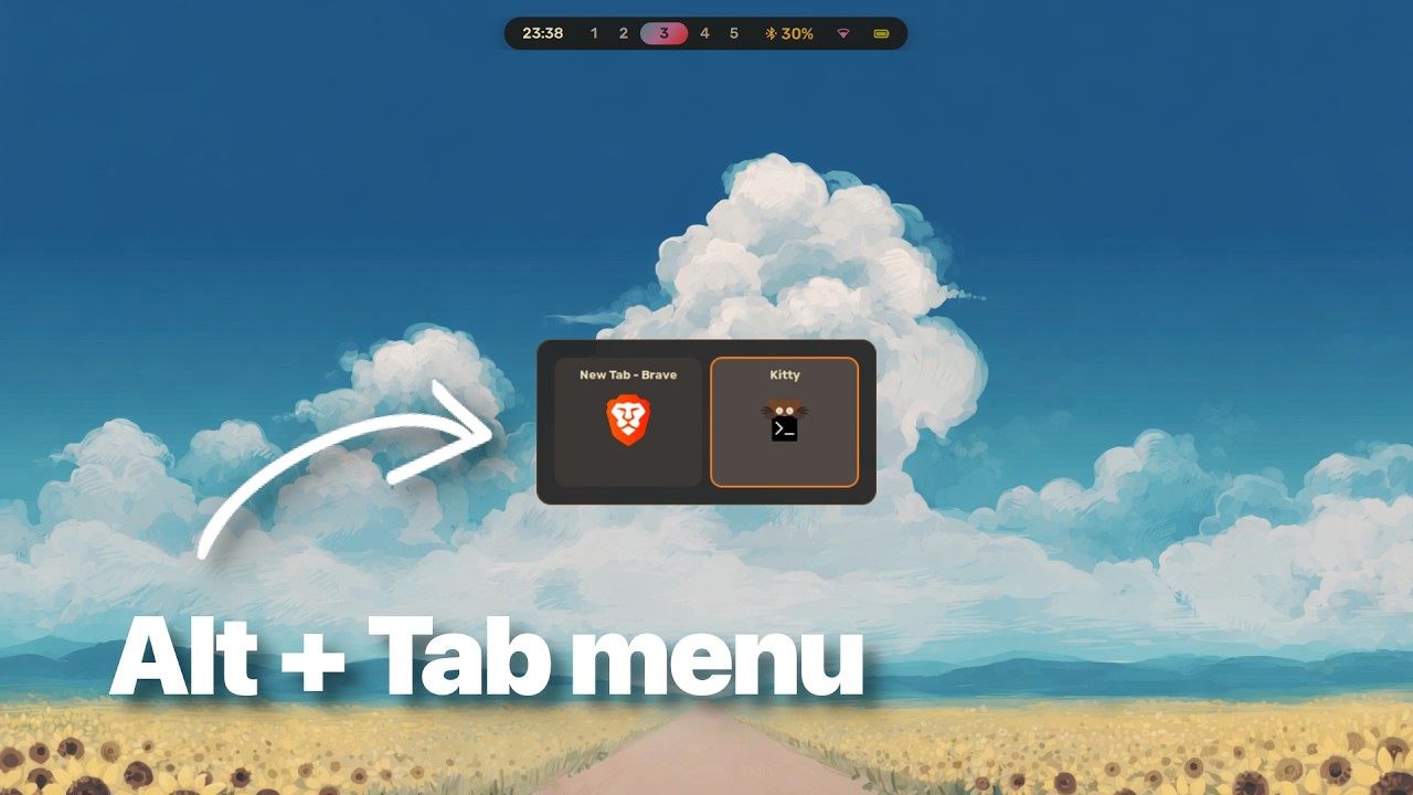 Как правильно настроить сочетание клавиш Alt + Tab в Hyprland