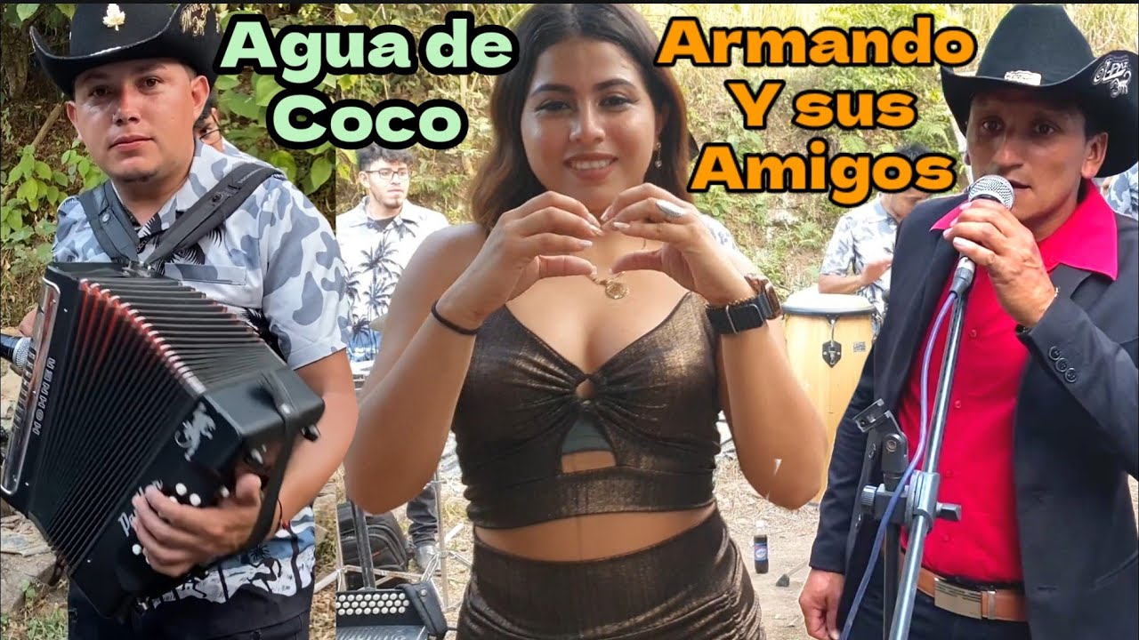 Agua de Coco mix 🥥 Armando y sus Amigos desde Corinto Morazan en Ciudad Barrios 2024