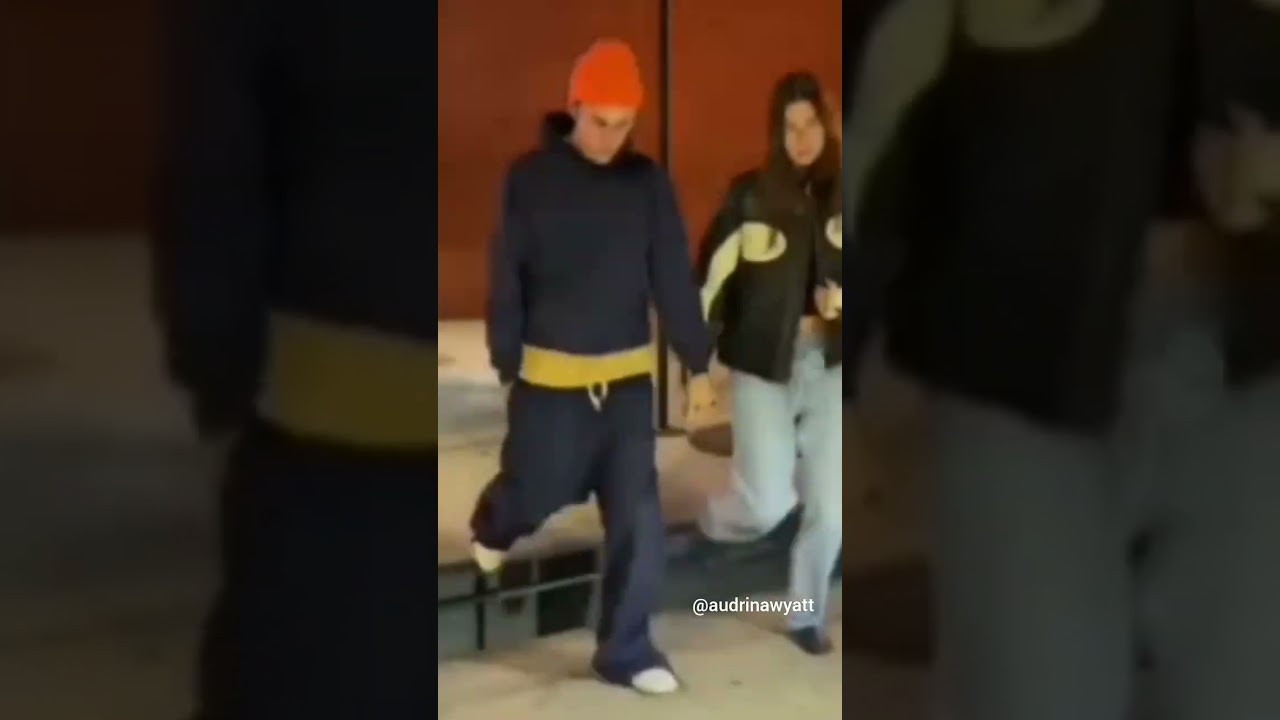 Justin and Hailey Bieber out together holding hands