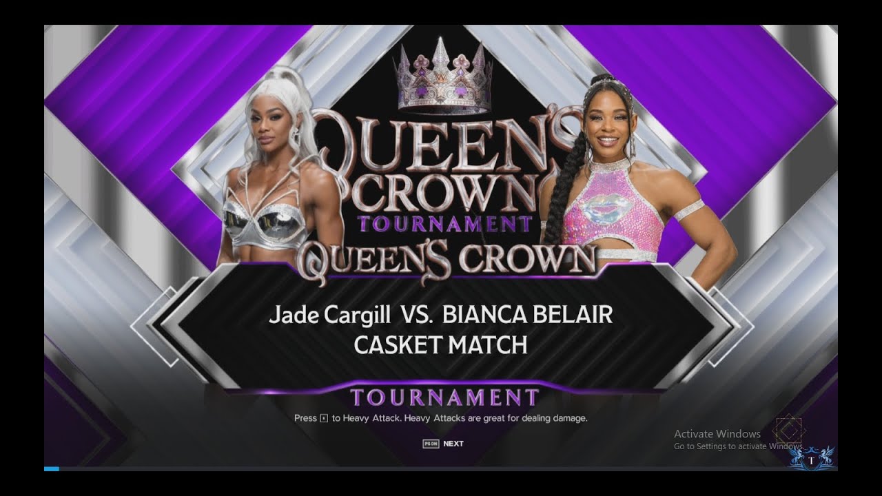 WWE 2K24 QUEENS TOURNAMENT [ JADE CARGILL vs BIANCA BELAIR #7 MATCH ]
