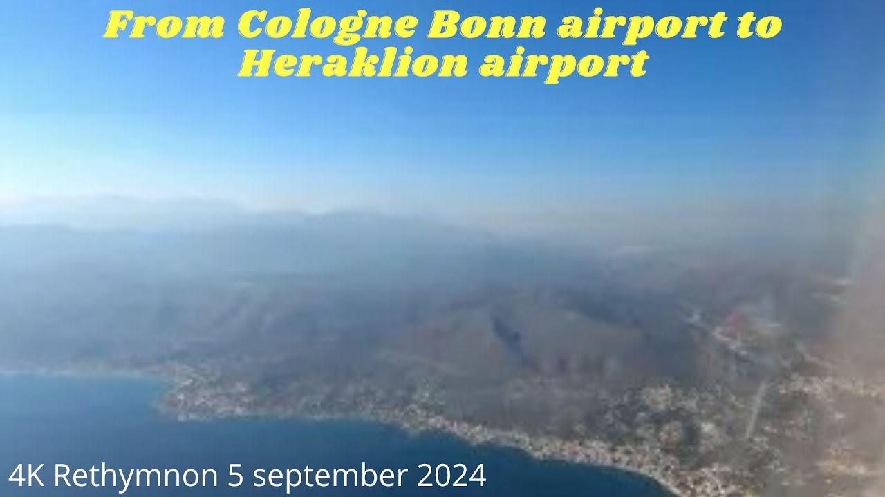 From Cologne Bonn airport to Heraklion airport 5 sep 2024