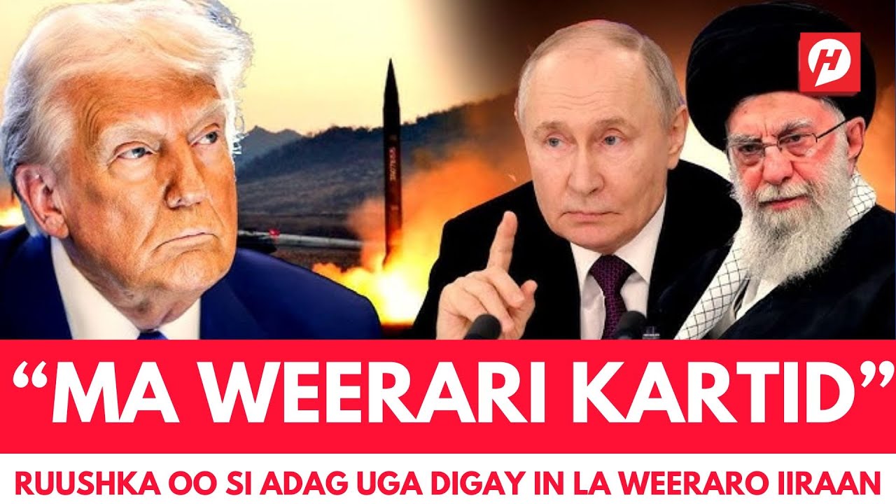 RUUSHKA OO SI CAD U GARAB ISTAAGAY IIRAAN KUNA YIRI TRUMP 