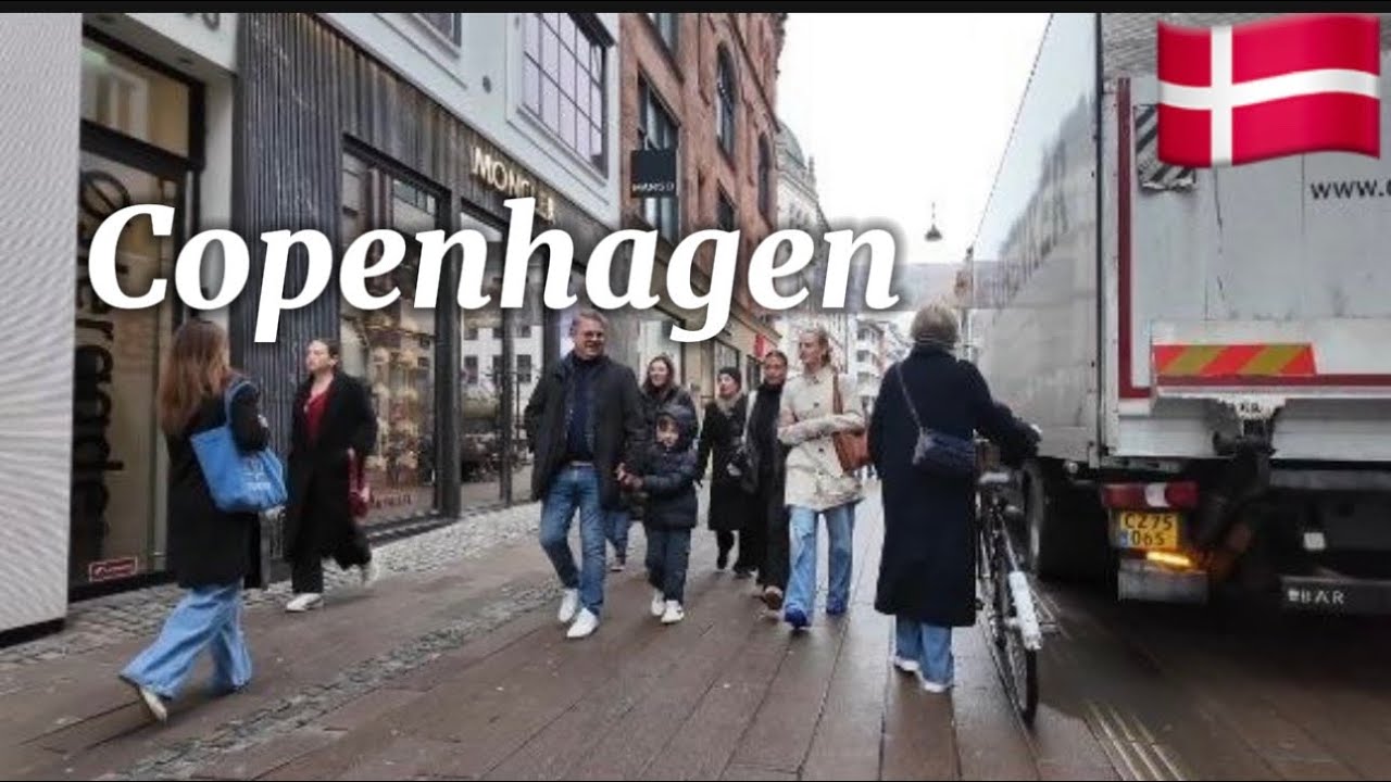 Copenhagen , Denmark, Virtual Walking Tour in 4K, 2025 March