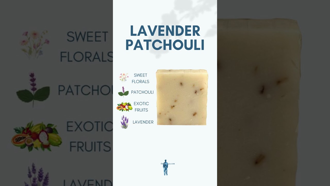 🌸✨ Not your typical lavender & patchouli! 🧼