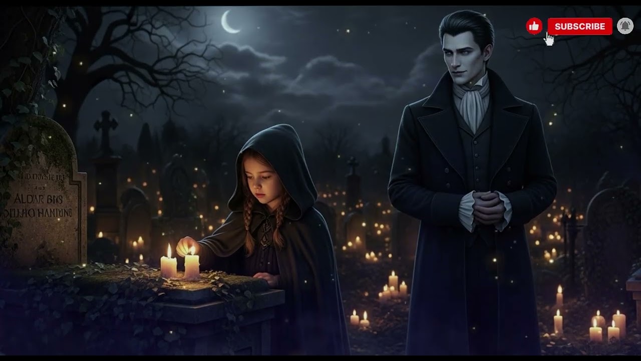 La niña que encendía velas por los muertos — hasta que el Vampiro Alfa vino a agradecer su luz