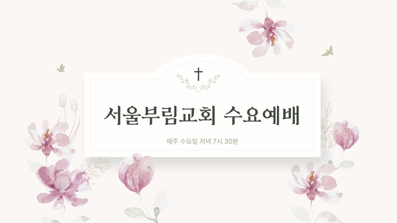 수요예배 | 서울부림교회 | 윤성현 목사 |  2026-0211