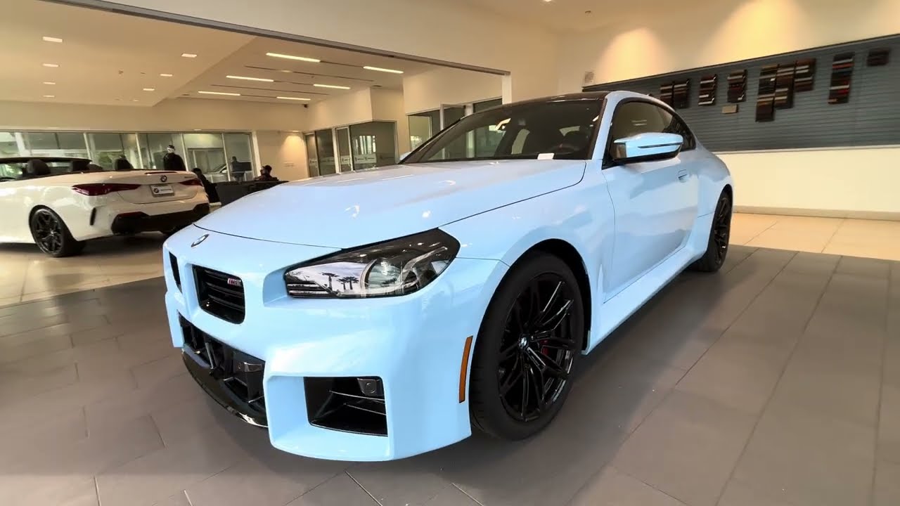 2026 M2 Coupe Zandvoort Blue with Black Vernasca Leather with Blue contrast stitching 8G07439