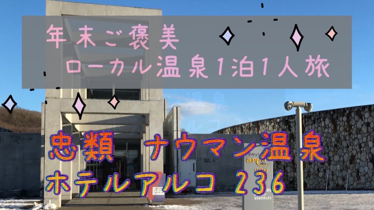 年末ご褒美 1人ローカル温泉旅 【忠類 ナウマン温泉】