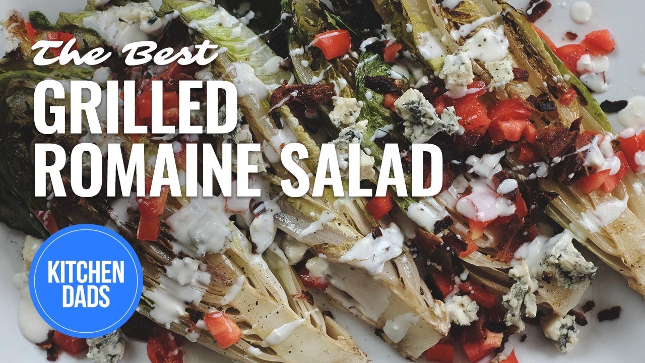 How to Make a Grilled Romaine Salad Short | Kitchen Dads 1 Minute Recipes