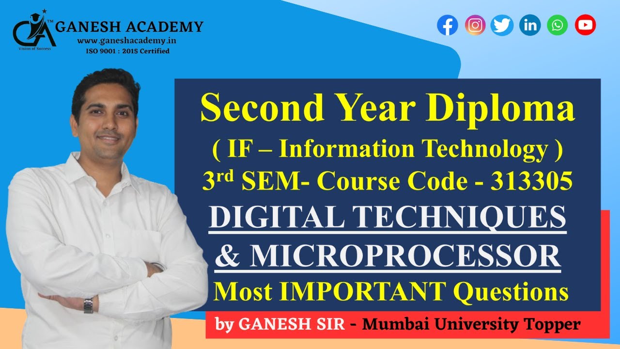 MSBTE Diploma 3rd SEM-IF | DTM IMP Questions | by Ganesh Sir