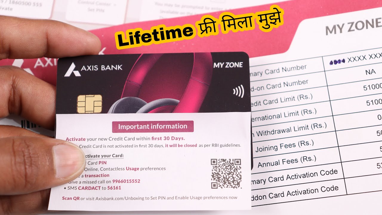 Axis Bank My Zone Credit Card Unpacking 2023 ! No Income Proof ! Instant Approval 🔥