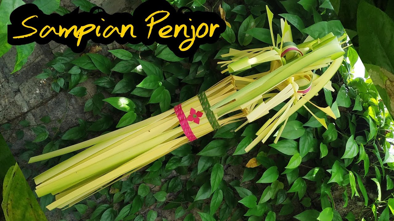 CARA MEMBUAT SAMPIAN PENJOR | GALUNGAN CEREMONY
