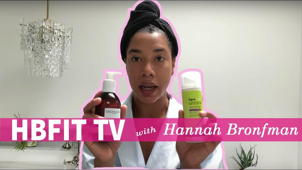 Naturally Curly Hair Tutorial - Hannah Bronfman with HBFIT TV
