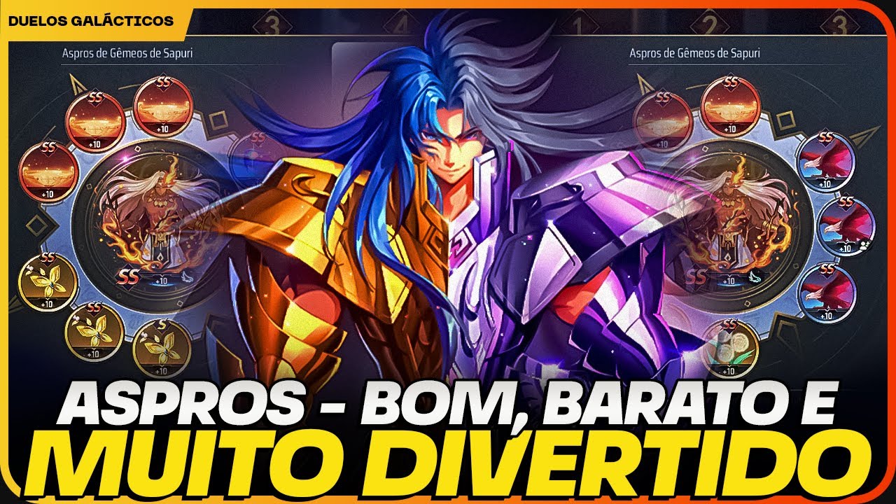♊🥊 ASPROS NO PVP: BOM, BARATO, MECÂNICA ÚNICA E MUITO DIVERTIDO! MAS TER VELOCIDADE É ESSENCIAL! 🥊♊