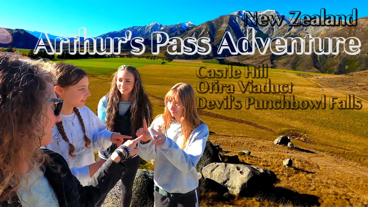 Arthur's Pass Road Trip 🇳🇿  Castle Hill, Waterfalls & 1-Way Bridges! | The Scenic Route 