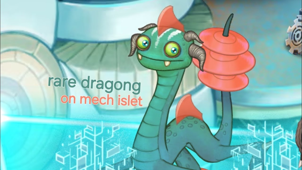 Getting rare dragong on mech islet