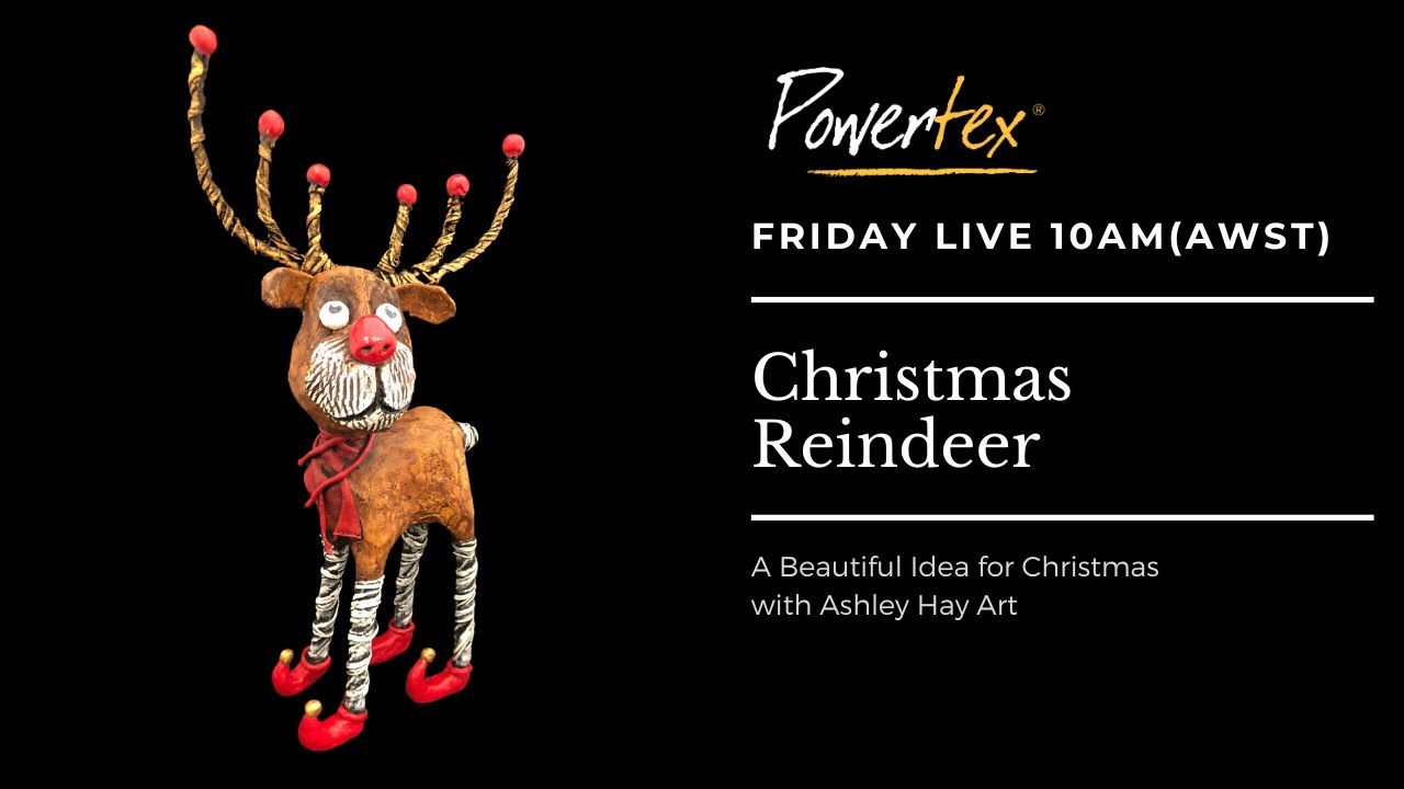 CHRISTMAS REINDEER with Powertex