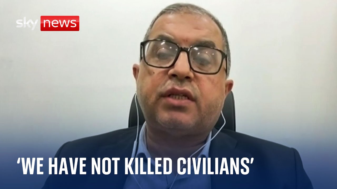 Hamas official: 'We have not killed any civilians'