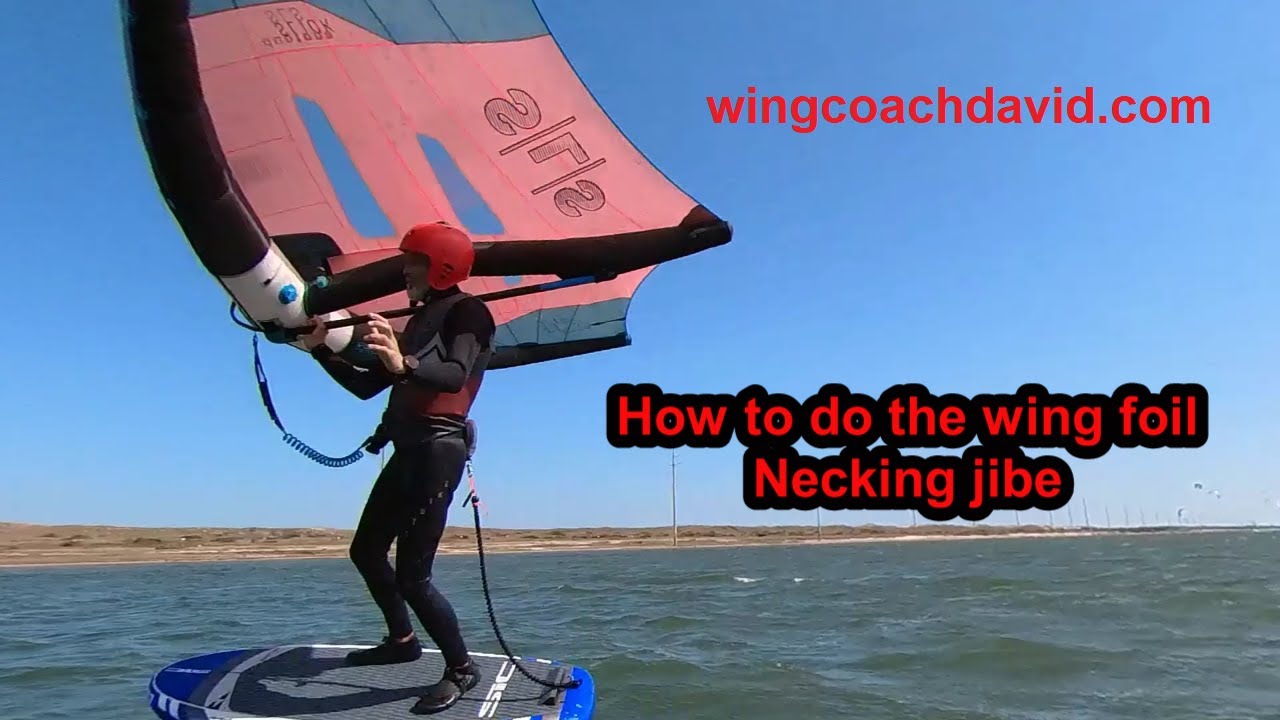 How to do the wing foil necking jibe