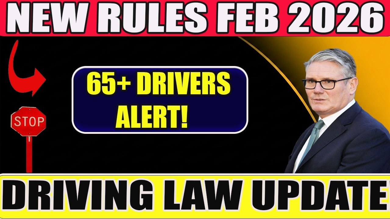 Big Change in UK Driving Laws | Seniors 65+|  Feb 2026 🚗