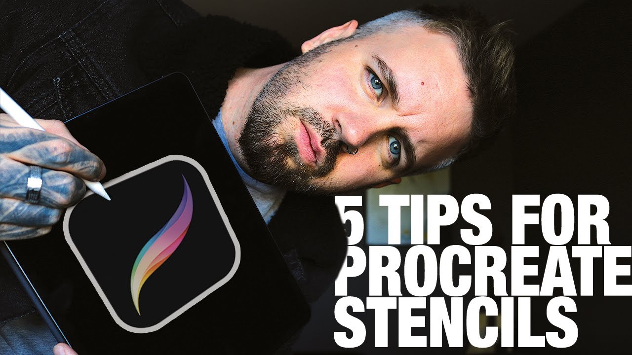 5 СОВЕТОВ по ЛУЧШЕМУ созданию трафаретов для татуировки с помощью PROCREATE.