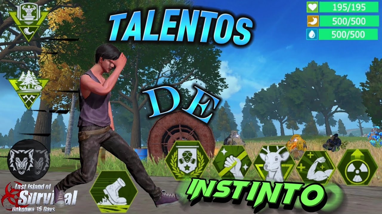 los MEJORES !! talentos de (instinto) SUPERVIVENCIA | last island of survival
