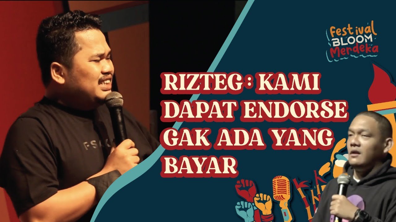 OKI LOLOX CAKAP-CAKAP!! RIZTEG: JUARA 7 SUCI 8! MEMBALAS BONAR MANALU! | Festival Bloom Merdeka