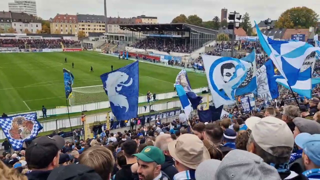 TSV 1860 München gg. FC Ingolstadt, 08.10.2022, Stimmung vor dem Spiel